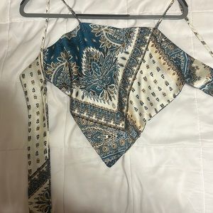 Bandana pattern top